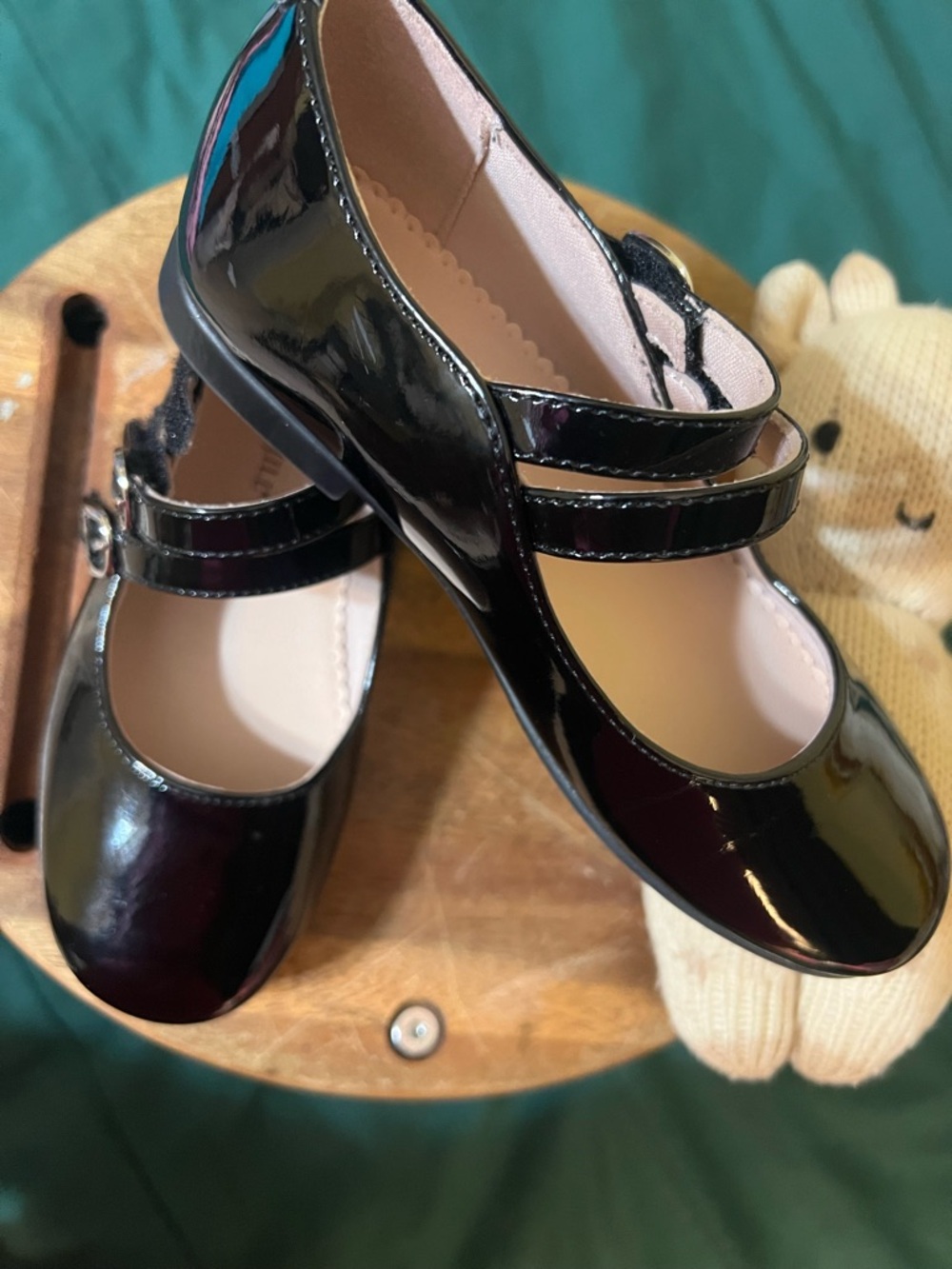 Girls Black Patent Mary Jane Dress Shoes